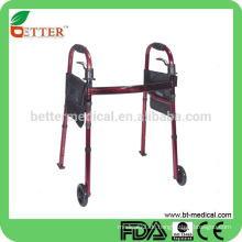 Zwei Pedal Falten Aluminium Rollator Walker